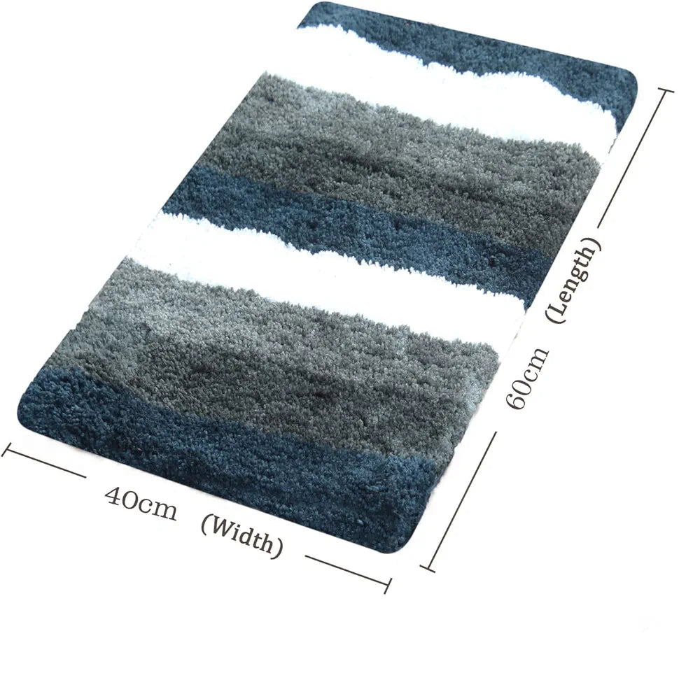 Luxe Home Bathmat 2500 GSM Microfiber Anti Skid Slip Water Absorbent Machine Washable and Quick Dry Jaricho Mats for Bathroom 