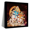 ArtX Radha Krishna Love Big Canvas Painting With Frame Multicolour