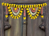 Artificial Marigold Flower Toran Garlands Handmade Bandhanwar Door Entrance Hanging 40Inches