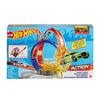 Hot Wheels Energy Track Set with Double Loop Ring of Fire and 1 Vehicle