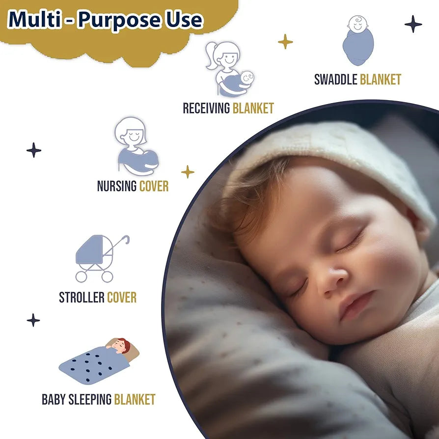 Divine Casa 120 GSM Microfiber Reversible Kids Single Bed Comforter | Ultra-Soft Toddler Blanket | Lightweight & Cozy | All-Season Bedding for Babies & Kids | 135 x 100 cm, Navy Blue