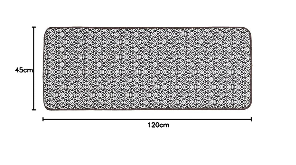 Saral Home Fleur Designer Soft Cotton Durable & Washable Multipurpose Runner for Home/Kitchen/Living Area/Lobby/Office with Anti Skid Backing 
