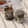 Ellementry Carbon Ceramic Mug Set of 2 (150 ML)