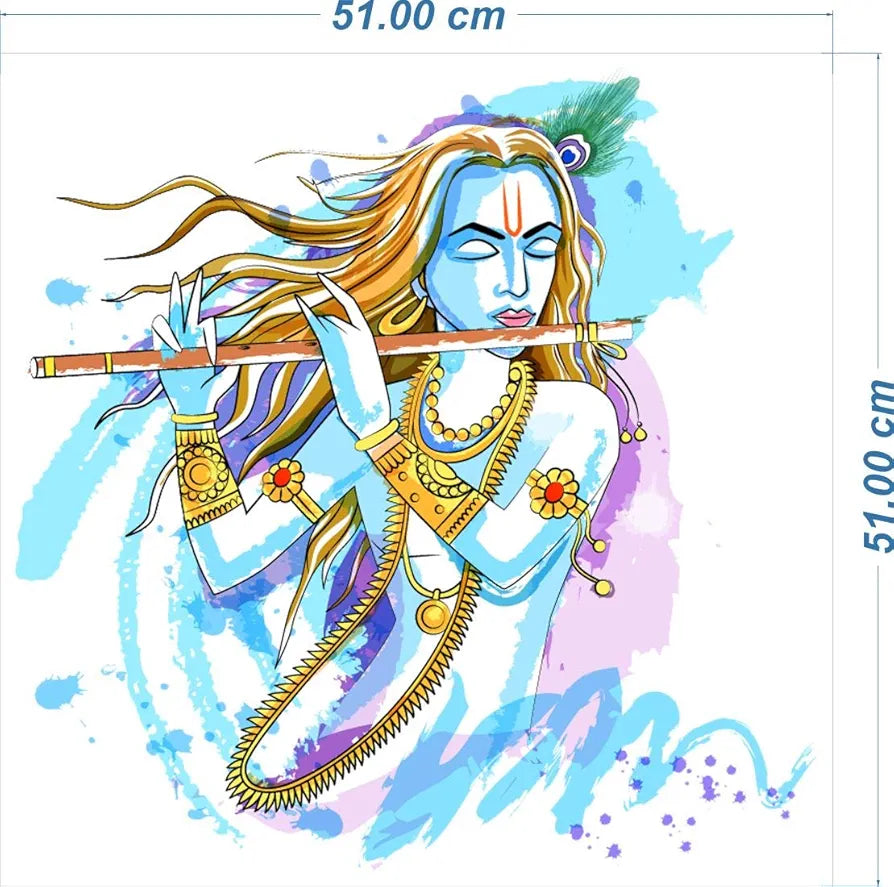 Rangoli White Glossy Vinyl Wall Sticker Premium Self-Adhesive Waterproof Decorative Wall Decal for Bedroom, Living Room, Office & Home Decoration Easy to Apply. Parent-4, Design-11