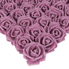Artificial Rose Flower Heads 100pcs Dusty Rose Foam Fake Roses Bulk 3inch Stemless Faux Flowers Dusty Rose