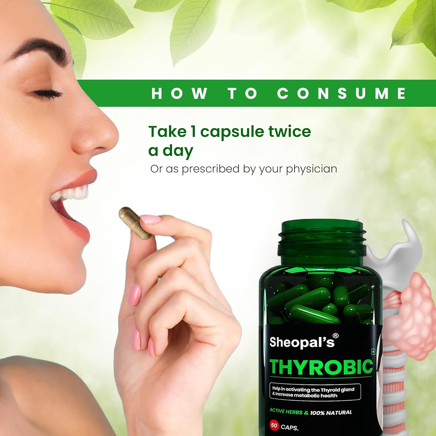 Sheopal's Metabolic Wellness Herbal Capsules - 60 caps - Swadesii