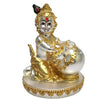 Gold Art India Makhan Krishna Krishna Idol for Home Decor Laddu Gopal murti for Gifting