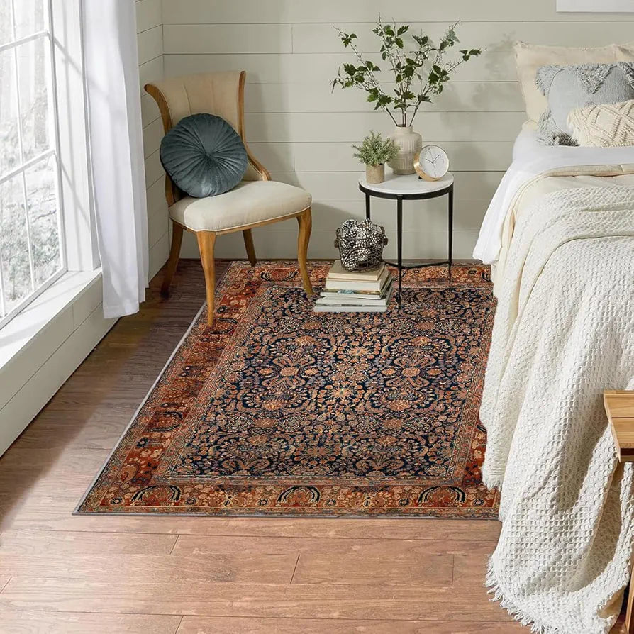 ishro home 3x5 Feet 3D Jet Multi Printed Carpet Rug Runner and Carpets for Bedroom/Living Area/Home with Anti Slip Backing 
