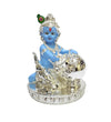 Gold Art India Makhan Krishna Krishna ji Idol for Home Decor Laddu Gopal murti for Gifting