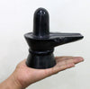 StonKraft Black Marble Shiva Lingam Shiv Ling Mahadev Idol Murti Military Statue Moorti