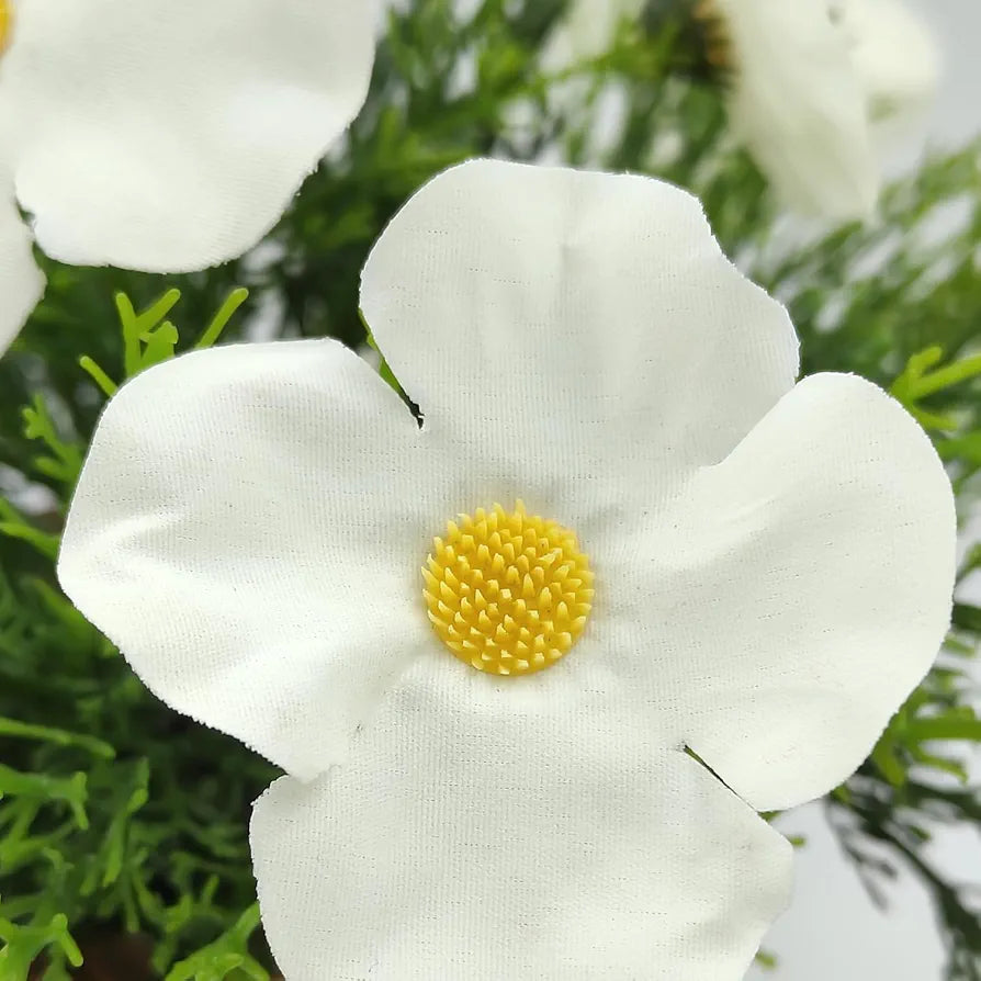 fancymart Artificial Flower in Grass with Pot, Perfect for Home & Office Decor, Artificial Flora -8421