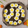 Artificial Big Foam Hawaii Water Floating Flowers 12 Pcs