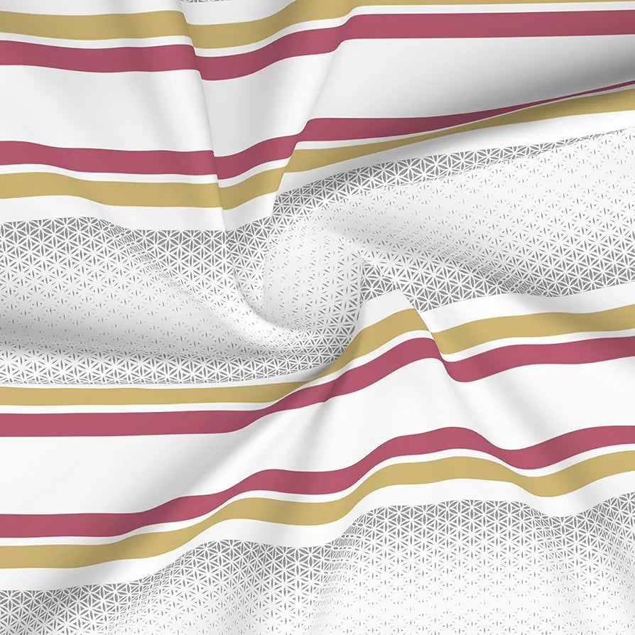 Layers Durathread Bedsheet Set for All Seasons - Lightweight, Moisture Absorbent, Machine Washable & Easy to Care - Gift for Housewarming & More - 225 CVC - King Size 