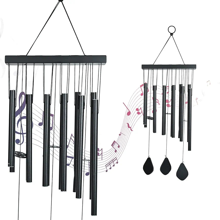 Hindcraft Serene Wind Chimes for Bedroom & Living Room – Relaxing Home Décor, Harmonizing Energy, Ideal Gift for Women, Men, Couples, Housewarming, Balcony & Garden Accent