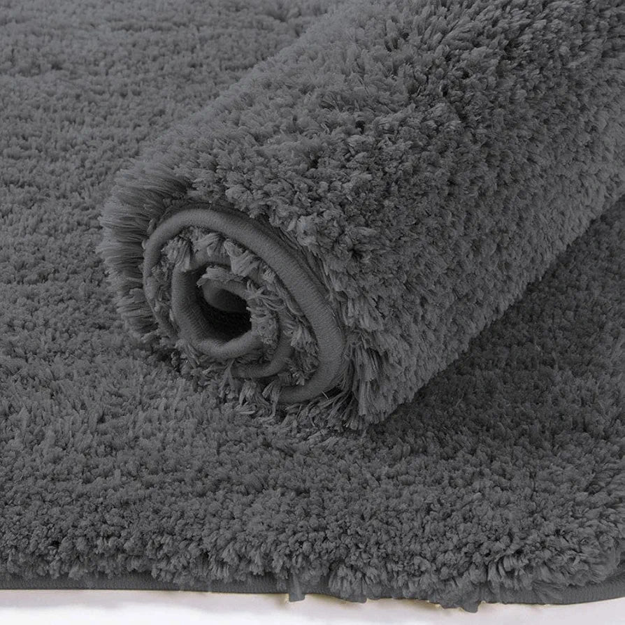 Luxe Home Bathmat 2500 GSM Microfiber Anti Skid Slip Water Absorbent Machine Washable and Quick Dry Crosswave Newman Mats for Bathroom, Kitchen, Entrance 