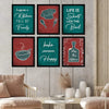 Kotart Restaurant Quotes Framed Posters for Kitchen Wall Decoration Kitchen 1