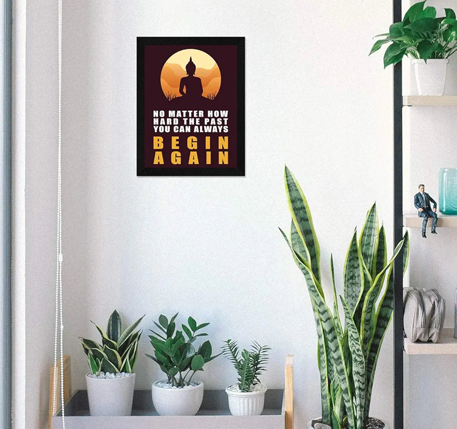 ArtX Paper Inspirational Quote Wall Art Painting, Multicolor, Motivational, 10X13 in, Set of 1