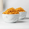 Anko 6 inch Marble Porcelain Bowls Set of 2 600ml White Soup Salad Dessert