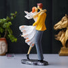 Ecraftindia Lovers Tango Dancing Couple Statue Human Figurines Decorative Showpiece