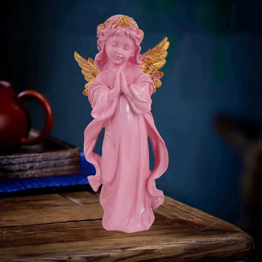 zart Angel Girl Showpiece for Home Decor Showpiece | Winged Girl Statue for Home Decor Item | Fairy Girl Statue for Home Shelves Decor Showpiece 