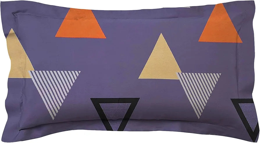 Microfiber 160 TC Flat Single Bedsheets for Summer Breathable | Wrinklefree  with 1 Pillow Covers 