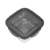 Femora High Steel Square Container Airtight Leakproof Unbreakable Storage Container/ Lunch Box | 350 Ml, 850 Ml | Set of 2