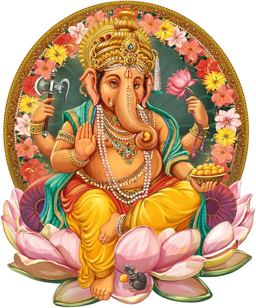 Rangoli White Glossy Vinyl Wall Sticker Premium Self-Adhesive Waterproof Decorative Wall Decal for Bedroom, Living Room, Office & Home Decoration Easy to Apply. Parent-4, Design-18