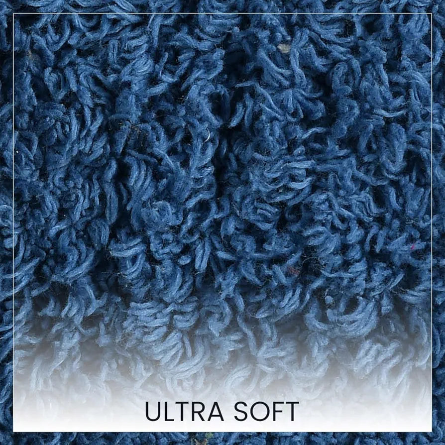 SASHAA WORLD Solid Anti Skid Bathmat and Contour Set  