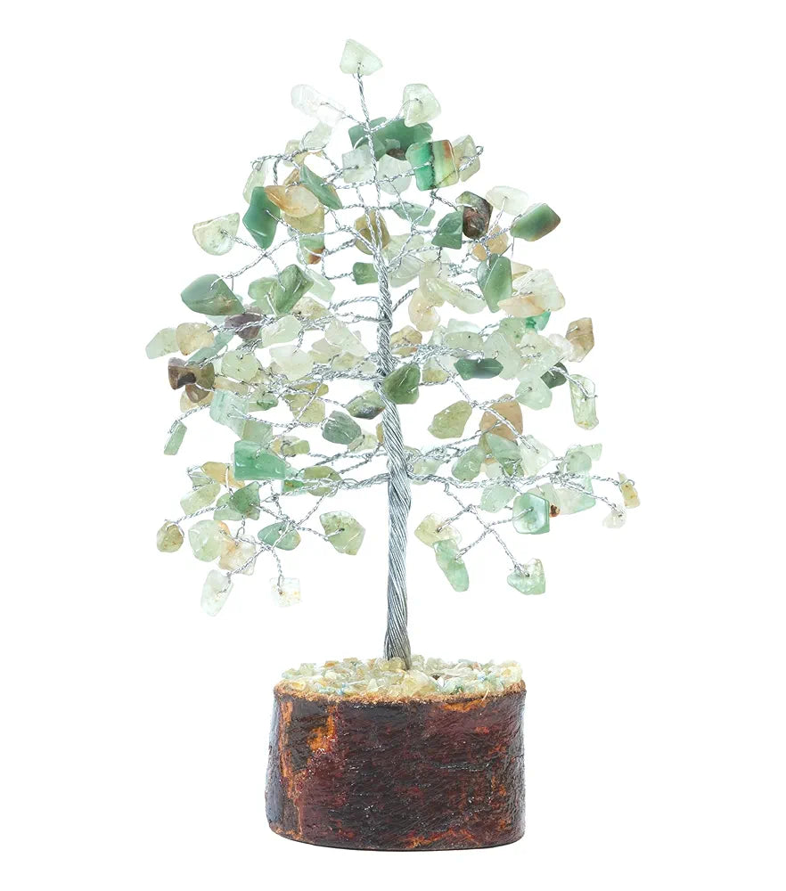 Crocon Green Jade Crystal Bonsai Tree | Feng Shui Home Decor for Luck & Positivity | Unique Gift for Housewarming, Anniversary, Birthday & Office Table Decoration