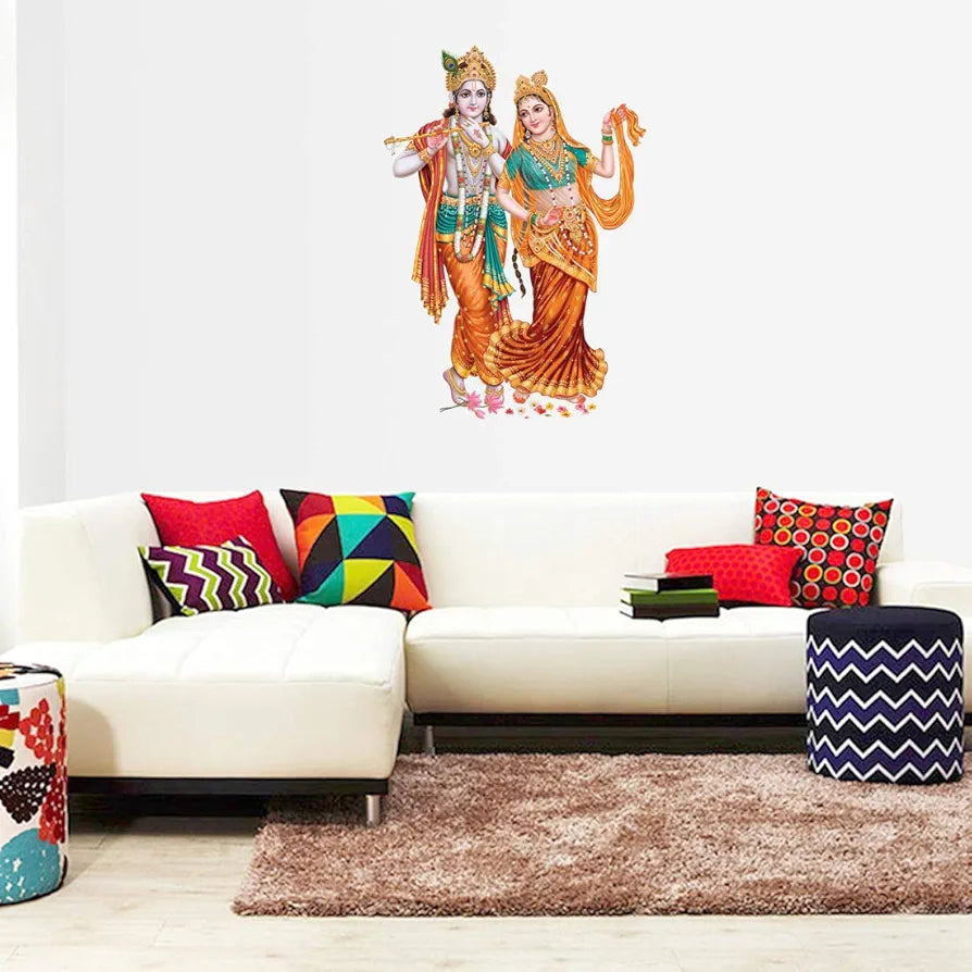 Rangoli White Glossy Vinyl Wall Sticker Premium Self-Adhesive Waterproof Decorative Wall Decal for Bedroom, Living Room, Office & Home Decoration Easy to Apply. Parent-5, Design-20