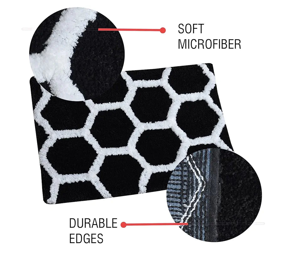 AEROHAVEN Abstract Modern Anti Slip Bathmat 