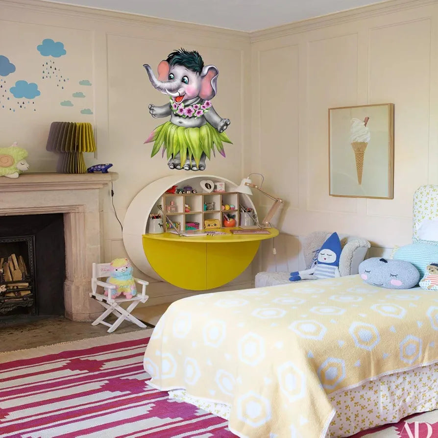 Rangoli White Glossy Vinyl Wall Sticker Premium Self-Adhesive Waterproof Decorative Wall Decal for Bedroom, Living Room, Office & Home Decoration Easy to Apply. Parent-4, Design-21