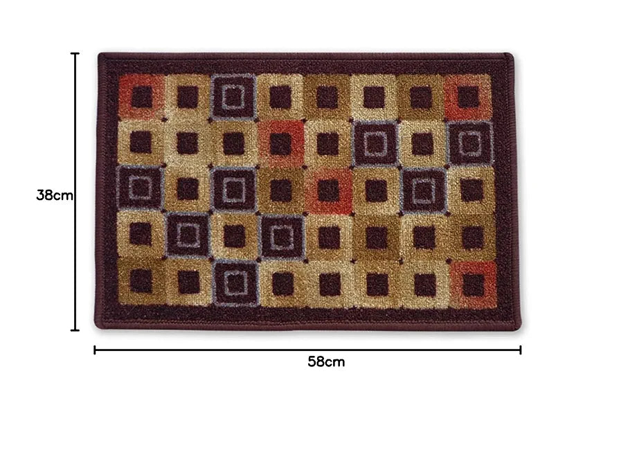 Status Contract Nylon Anti Slip Floor Door Mat in Home Kitchen Office Entrance Mats  -Pack of 1, Rectangular
