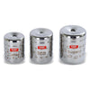 Sumeet Stainless steel Laser printed Tea|Cofee|Sugar Canisters Set of 3 Pcs