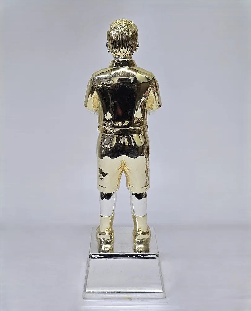 Gold Art India Best Son Figurine Gold & Silver Plated | World's Best Son | Trophy for Son | Gift for Achievement | Idol Figurine for Inspiration | Study Table | Office Desk , 9'' Inch