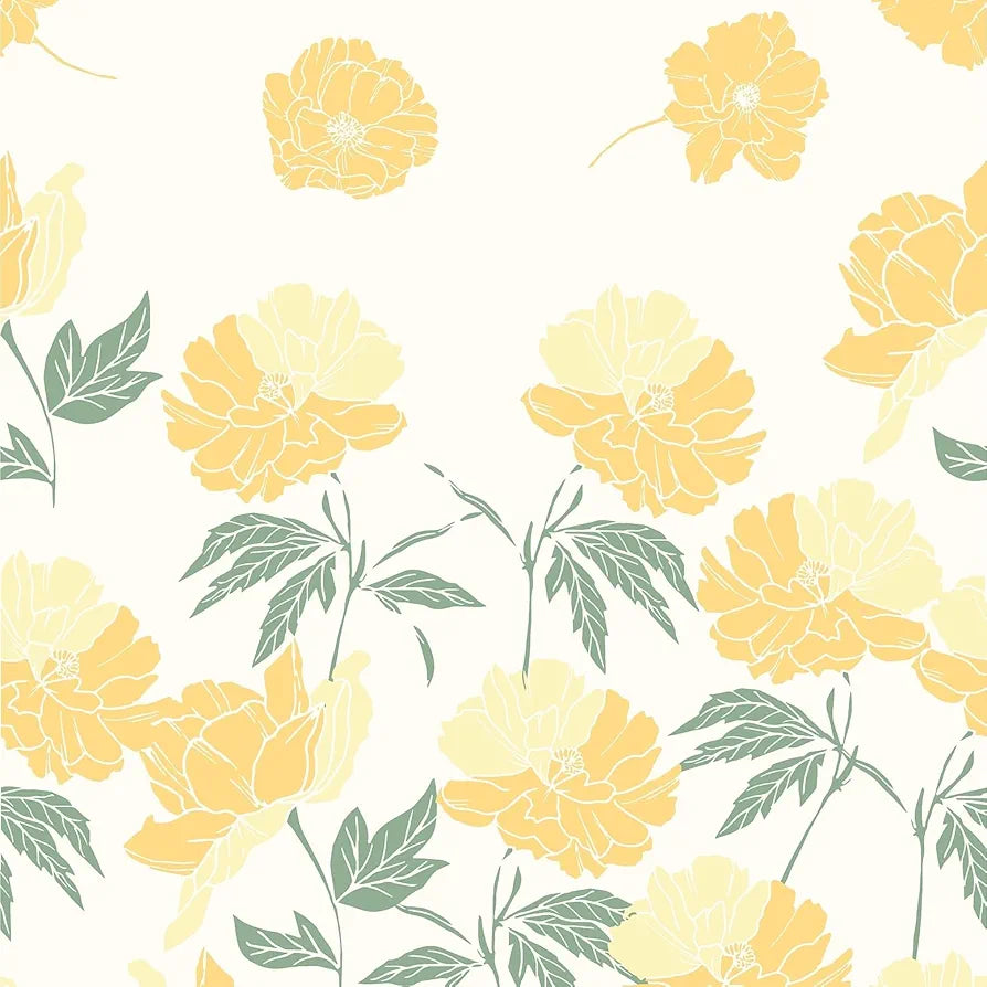 Dreamscape 100% Cotton Floral King Fitted Bedsheet with 2 Pillow Covers - 