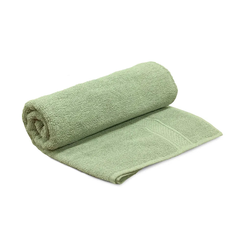 Luxe Home Luxury Green Bath Towel – 600 GSM, Ultra Soft & Absorbent, 70x137 cm, Quick Dry Cotton, Large Bath Towel for Men