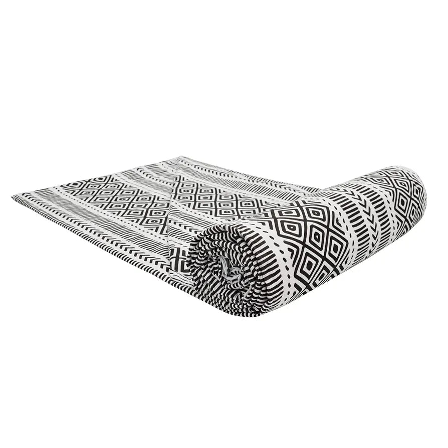 Trance Home Linen 150 GSM Pure Cotton Reversible Dohar Single Bed Size | Ac Blanket Comforter | Soft Light-Weight Bed Blanket 