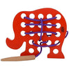 Skillofun Wooden Elephant Lacing Toy for 2 Year Old Girls And Boys Fine Motor Skills Development Toy