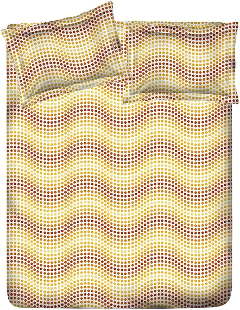 Layers Firenze 100% Cotton Bedsheet Set for All Seasons - Lightweight, Moisture Absorbent, Machine Washable & Easy to Care - Gift for Housewarming & More - 140 TC - Queen Size 