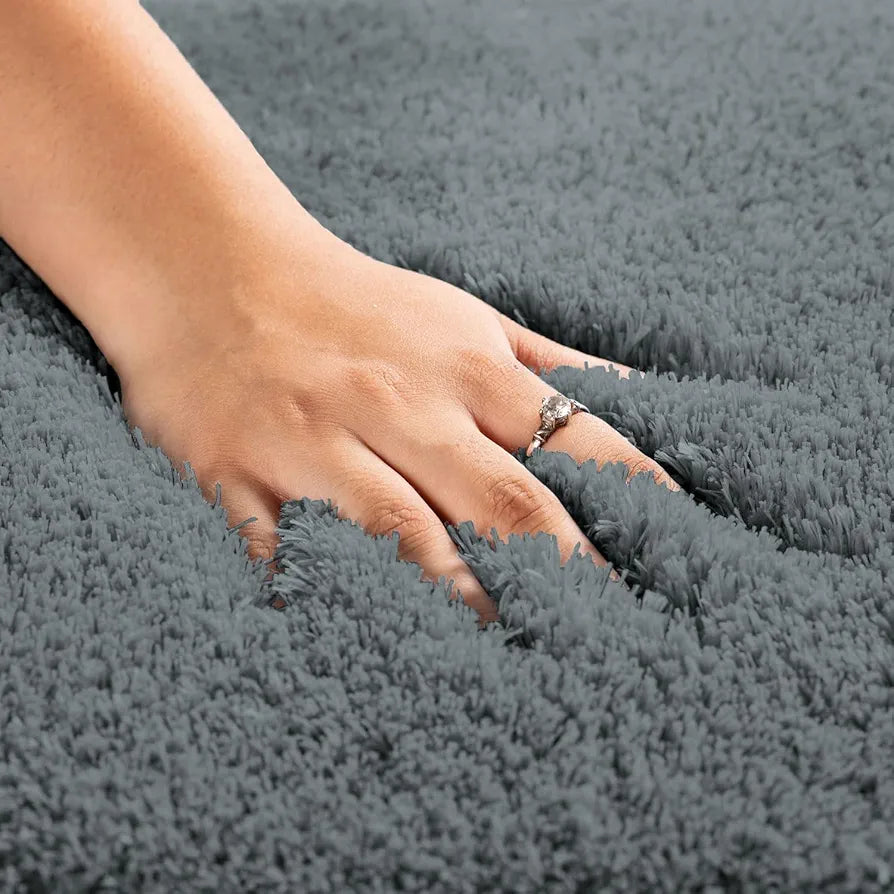 LUXE HOME INTERNATIONAL Carpet Super Soft Anti Slip Vegas Rectangular Rugs For Bedroom,Livingroom