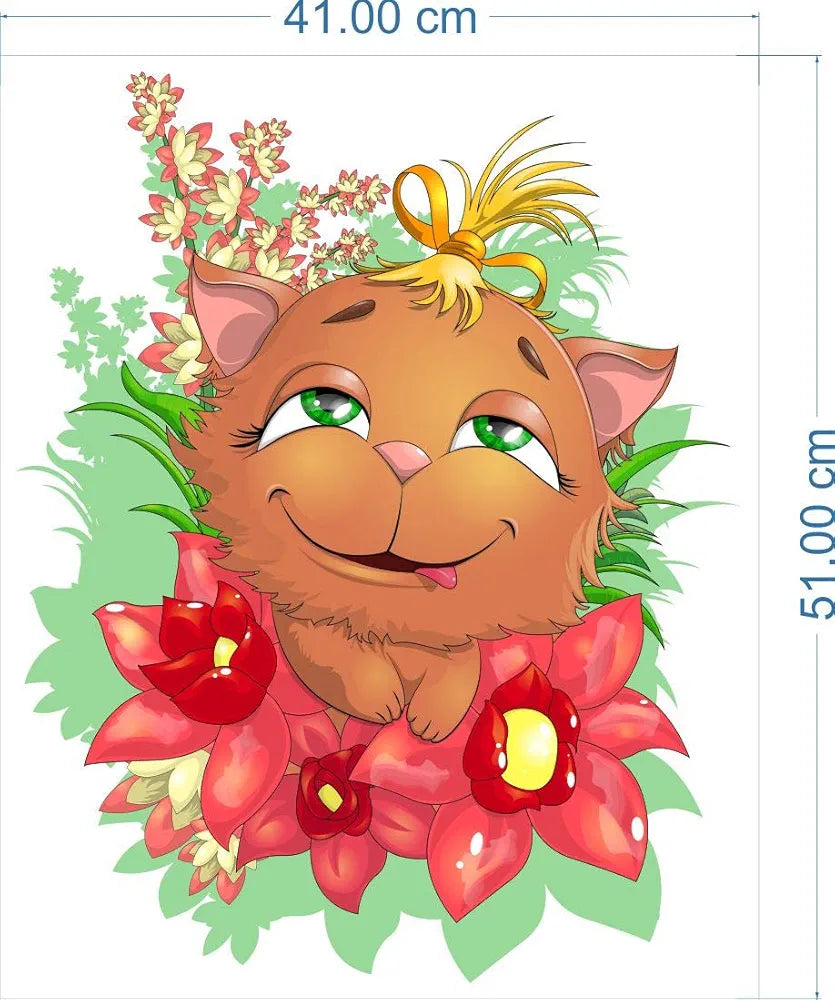 Rangoli White Glossy Vinyl Wall Sticker Premium Self-Adhesive Waterproof Decorative Wall Decal for Bedroom, Living Room, Office & Home Decoration Easy to Apply. Parent-4, Design-13