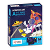 Chalk and Chuckles a to Z Space Adventure | Scratch Art Craft for Kids 4-9 Years | 2 in 1 Learning Activities