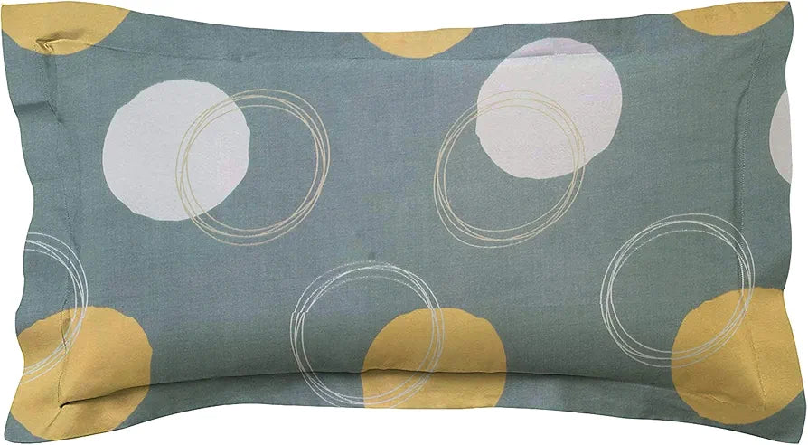 HOMEKART Microfiber 160 TC Flat Single Bedsheets for Summer Breathable | Wrinklefree  with 1 Pillow Covers 