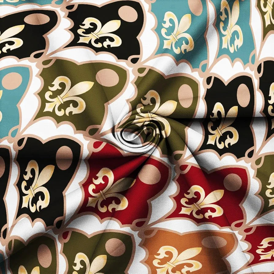 144 Tc Microfiber Jaipuri Single Bedsheet  with Pillow Cover for Your Home, Multicolour