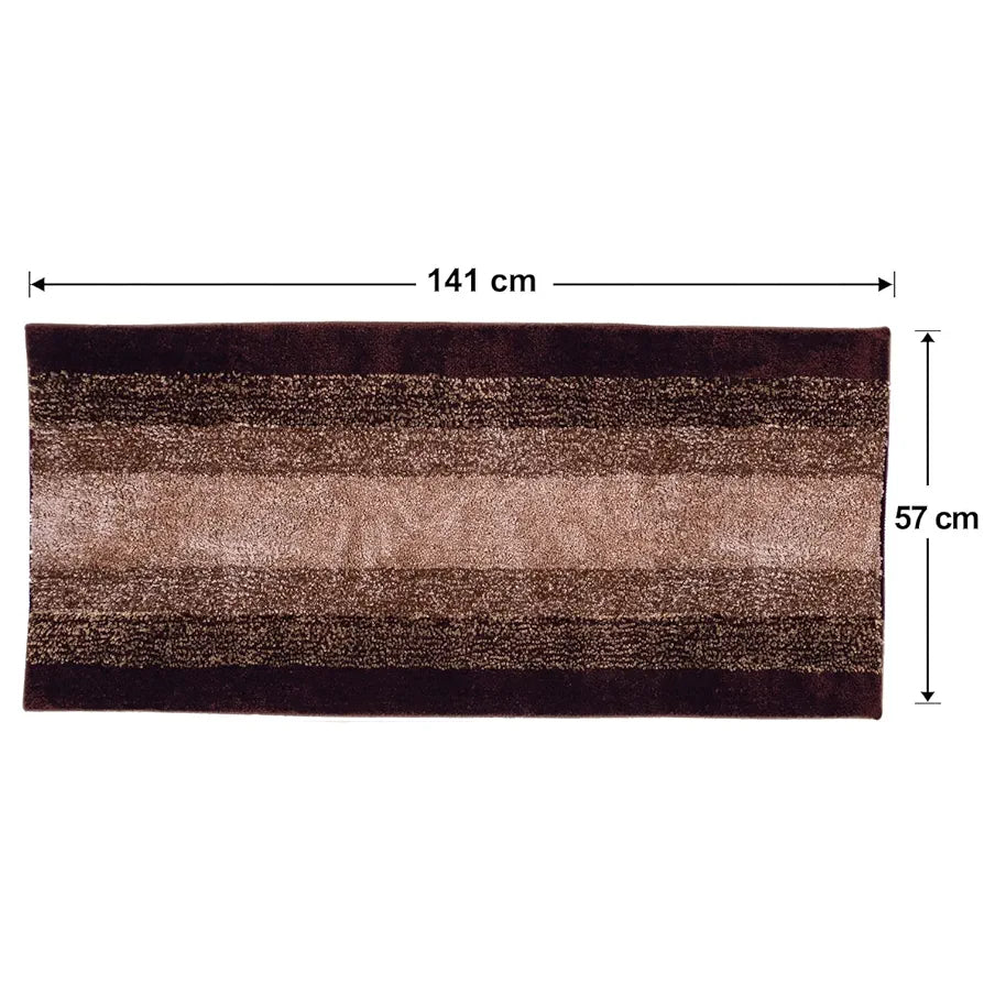 Kuber Industries Shaggy Carpet|Polyester Bedside Runner, Rectangular Soft Rug for Hall,Offices,Kitchens,Bedroom,Floor Home Décor,5 X 2 Ft.
