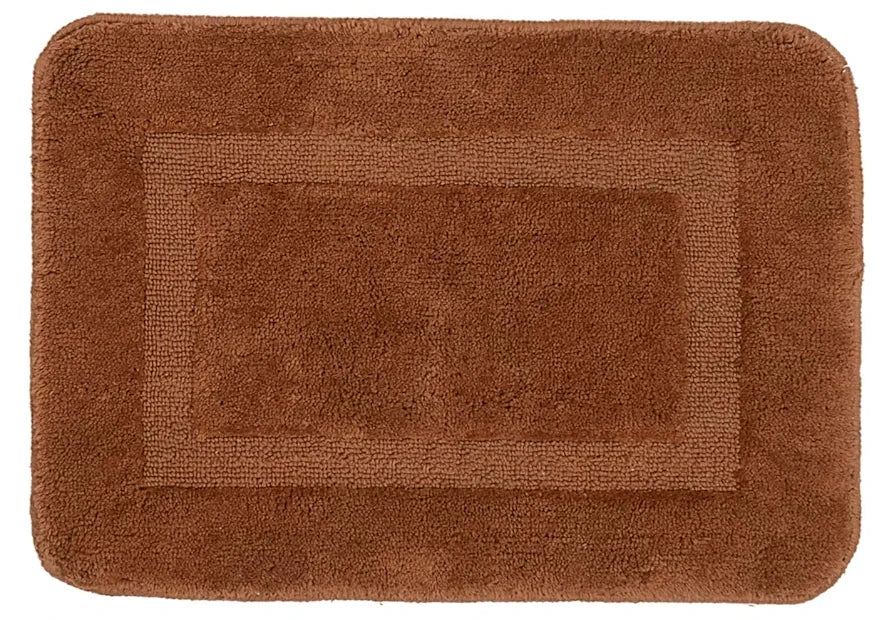 Saral Home Cotton Anti Slip Bathmat Set with Contour | Soft & Super Absorbent Mats for Shower | Washable, Non-Slip & Quick-Drying Mats for Home/Kitchen/Office | Pack of 2 