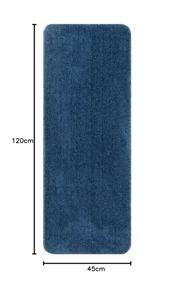 Saral Home Solid Neo Shaggy Yarn Durable & Washable Multipurpose Runner for Home/Kitchen/Living Area/Lobby/Office Entrance with Anti Skid Backing 