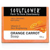 Soulflower Orange Carrot Soap - 150 gms
