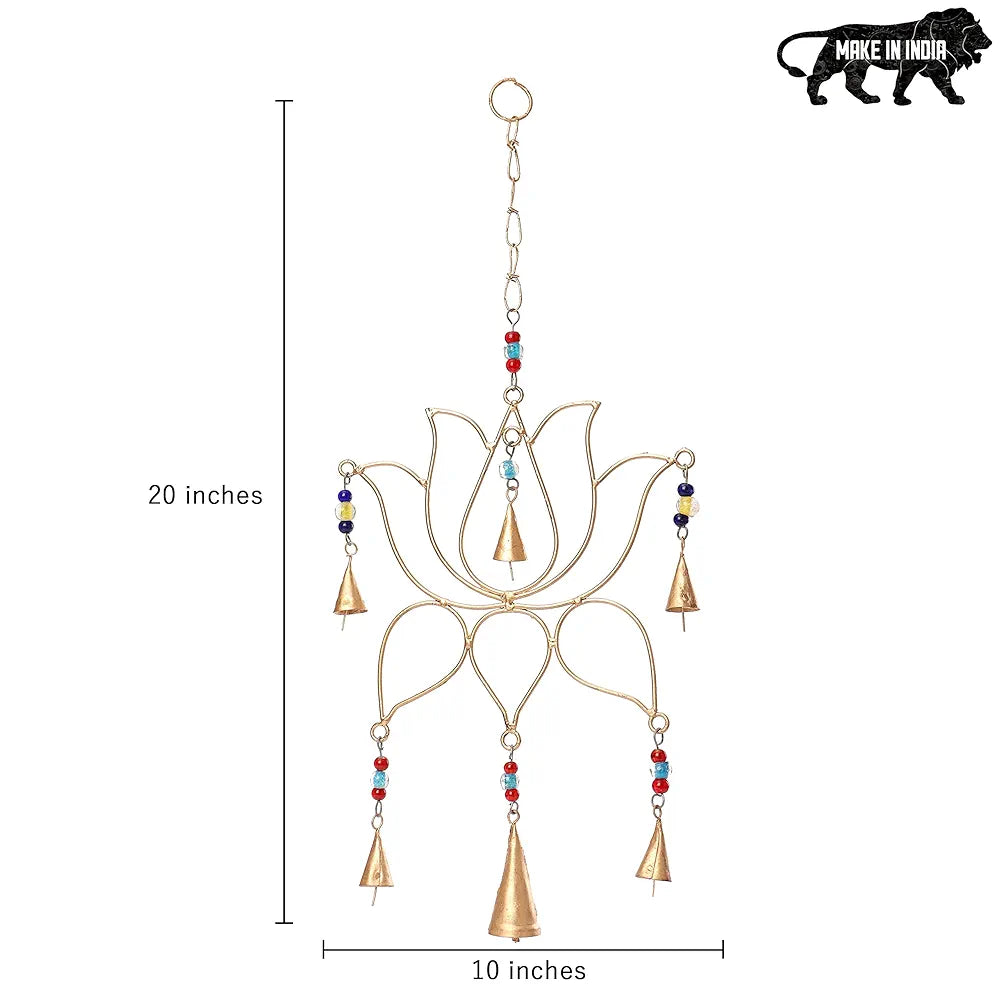 DULI Metal Windchime Wall Hanging, Feng Shui, Wall Art, Wall Decor, PositiveVibes, Rustic Wall Hangings, Wall Art, Diwali Decor, Diwali Decoration, Diwali Gifts 